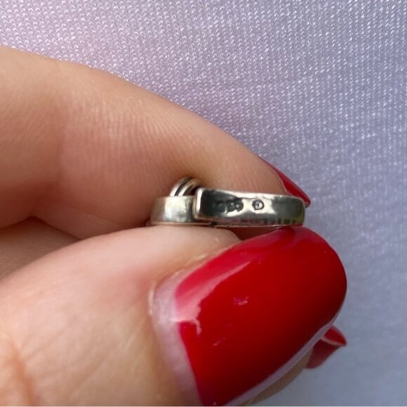 NECKLACE FRESHWATER PEARLS BLACK BRAIDED LEATHER 925 STERLING SILVER 17” - Picture 9 of 9